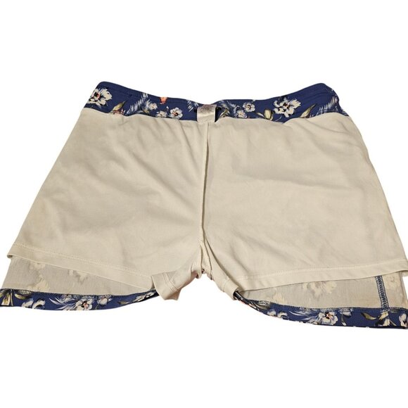Mario Serrani Womens XL Blue Floral Skort With Built-In Shorts Lightweight & Str - Picture 8 of 9